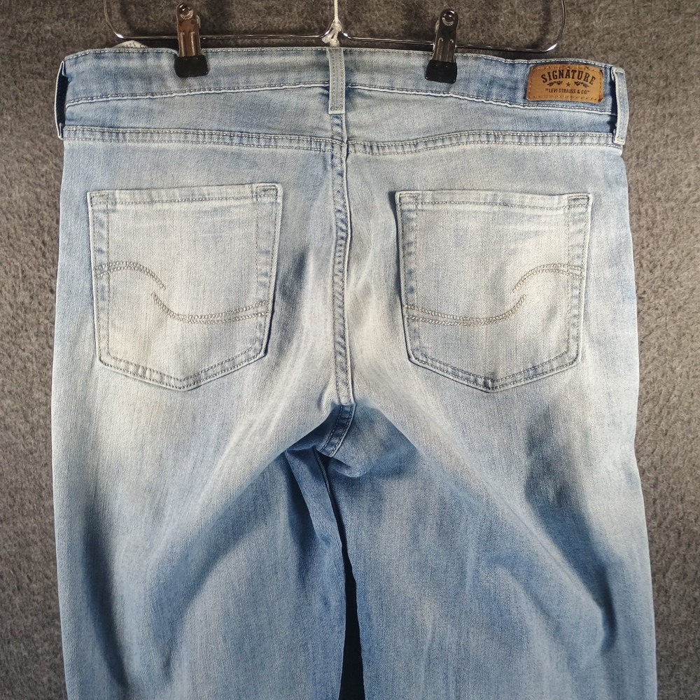 Levi Jeans Women 12-W31 Jihj‎ Rise Ankle Straight Distressed Crop Raw Hem Stone - Picture 9 of 14